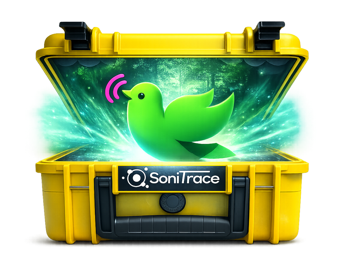 Geöffnetes FlyBi Case